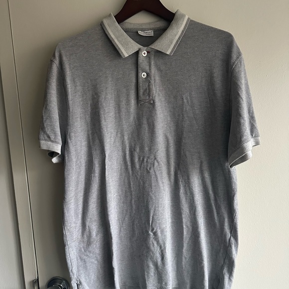 Brunello Cucinelli Other - Brunello Cucinelli Two Tone Grey Polo